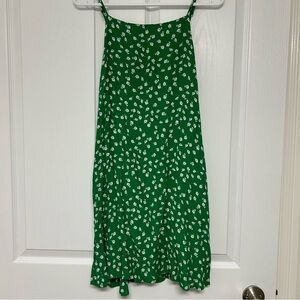 Green Floral Dress